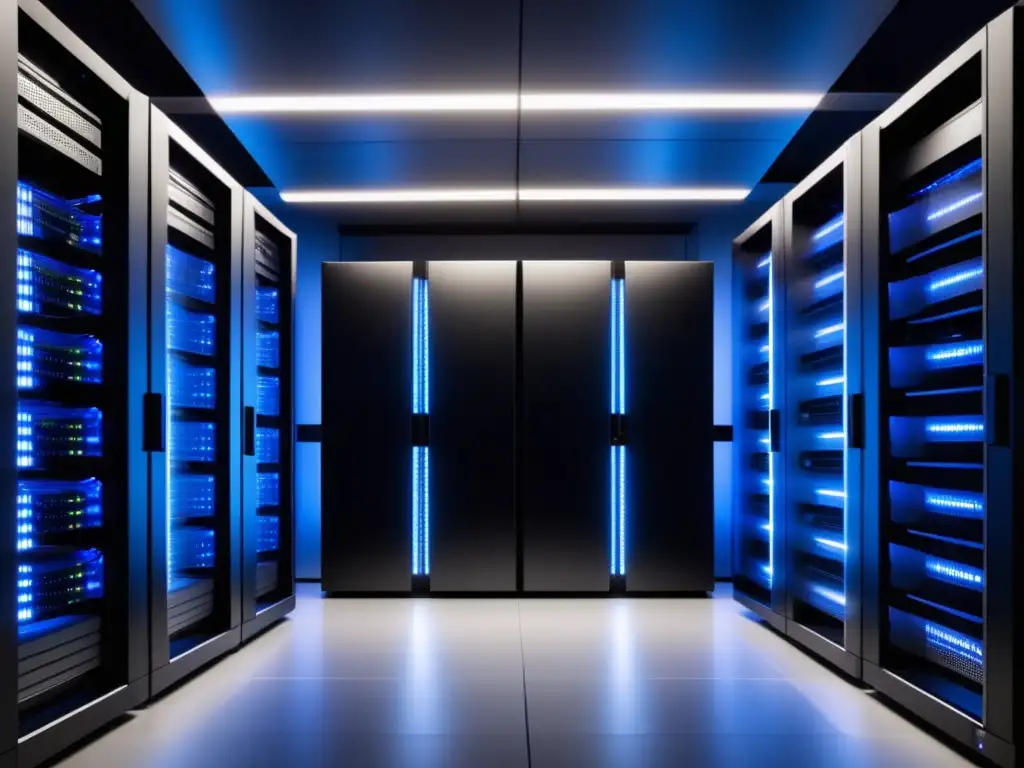 Data center con tecnología óptica, orden y eficiencia