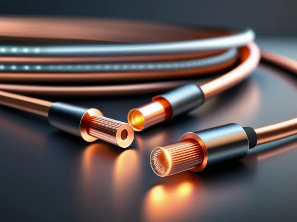 Ventajas y desventajas de la fibra óptica en una imagen de comparación de cables y transmisión de datos