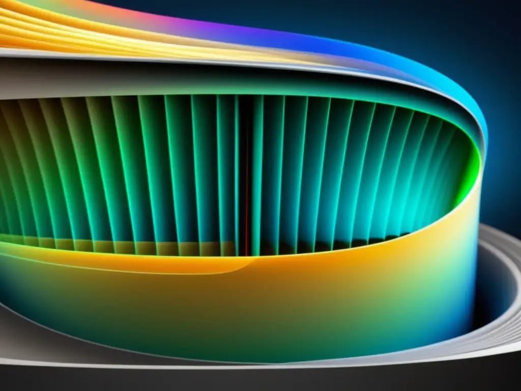 Estructura interna de la fibra óptica: Imagen impresionante que muestra el núcleo, revestimiento y capa protectora de una fibra óptica