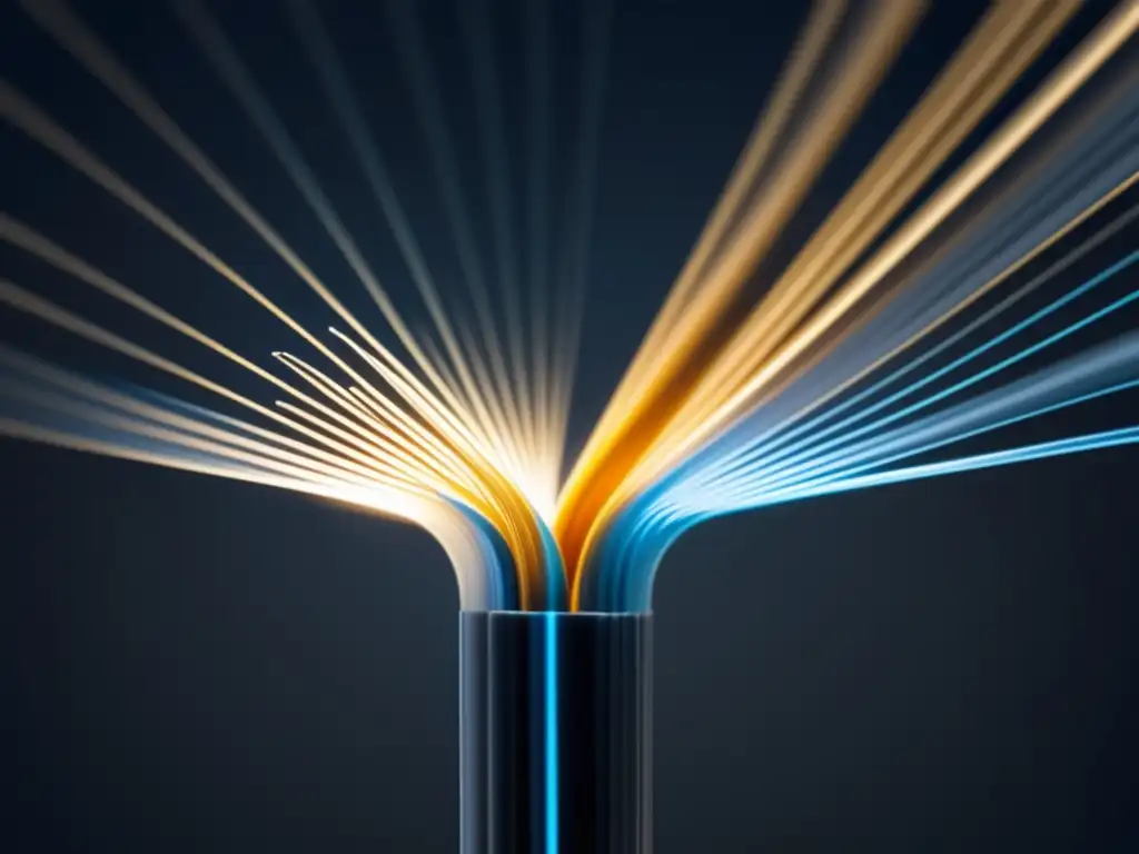 Cable de fibra óptica iluminado Fibra óptica: Aplicaciones iniciales de alta tecnología