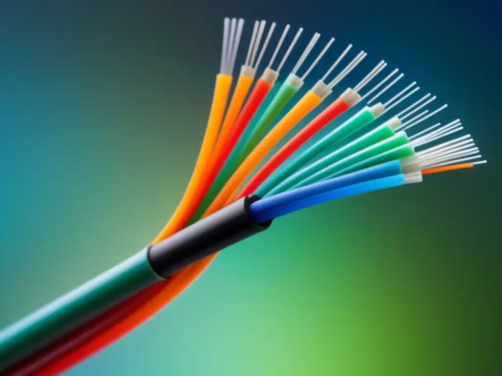 Cable de fibra óptica vibrante y seguro contra ciberataques