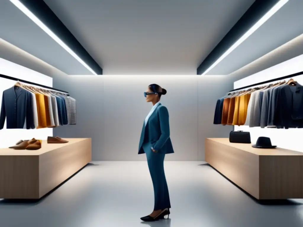 Fibra óptica en retail: Innovación y experiencia Imagen 8K ultradetallada para el artículo