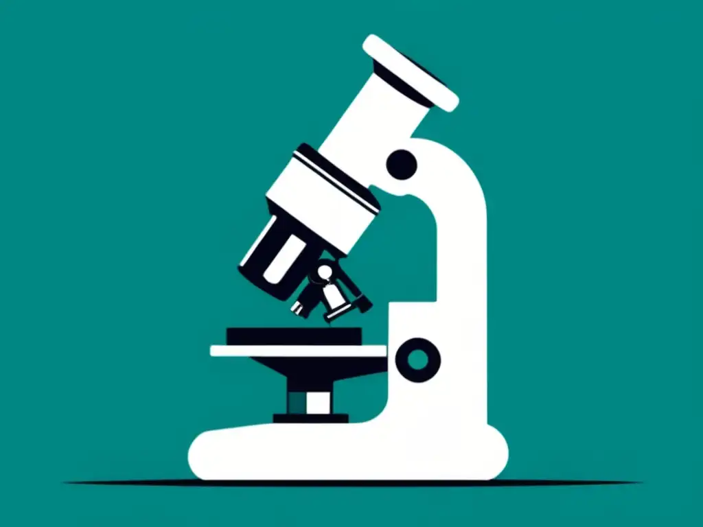 Beneficios de la fibra óptica en atención médica, ilustración minimalista y moderna de dispositivo médico avanzado