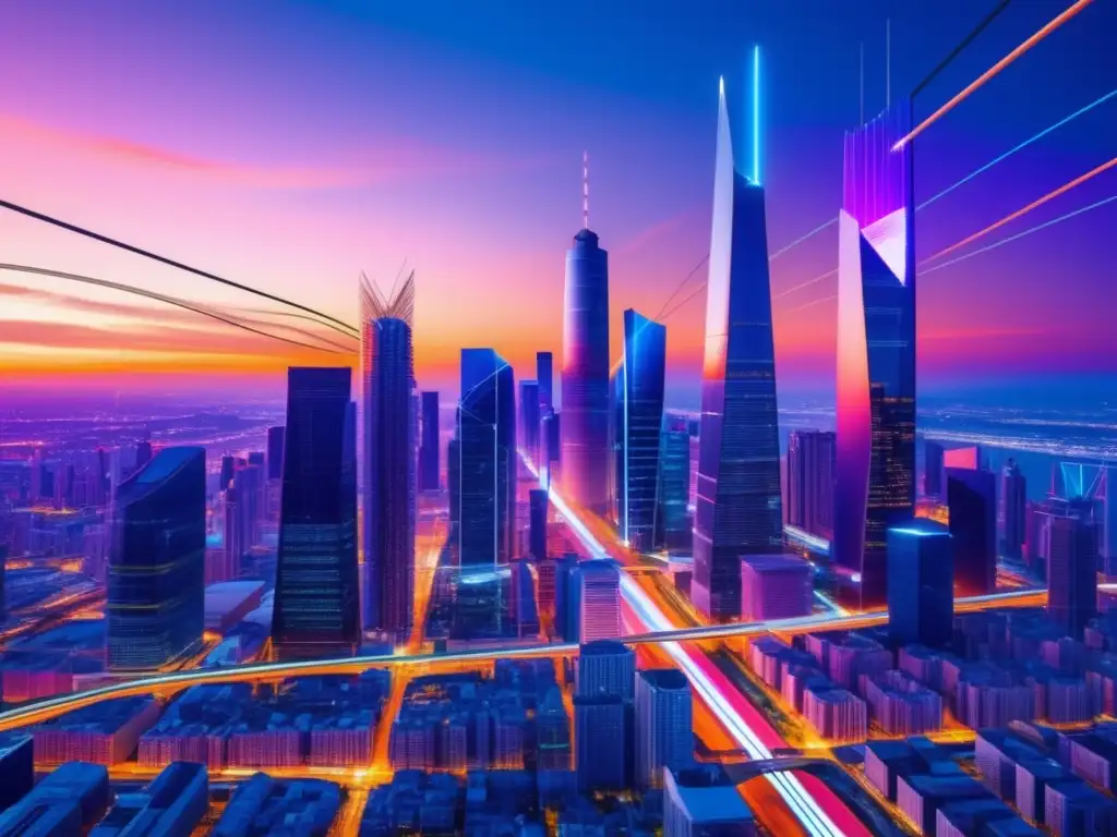 Futuro skyline urbano: Beneficios de la Fibra Óptica en la Defensa contra Desastres Naturales