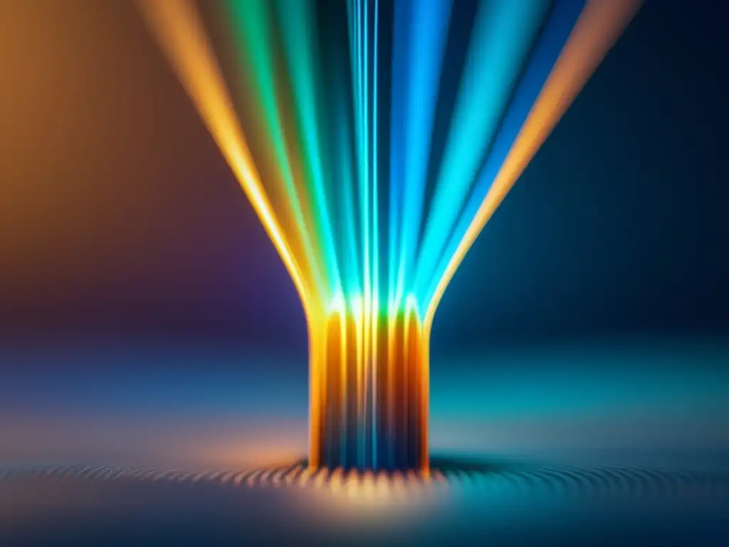 Belleza detallada de cables de fibra óptica Importancia de la fibra óptica: detalle fascinante de cables ultradetallados de 8k