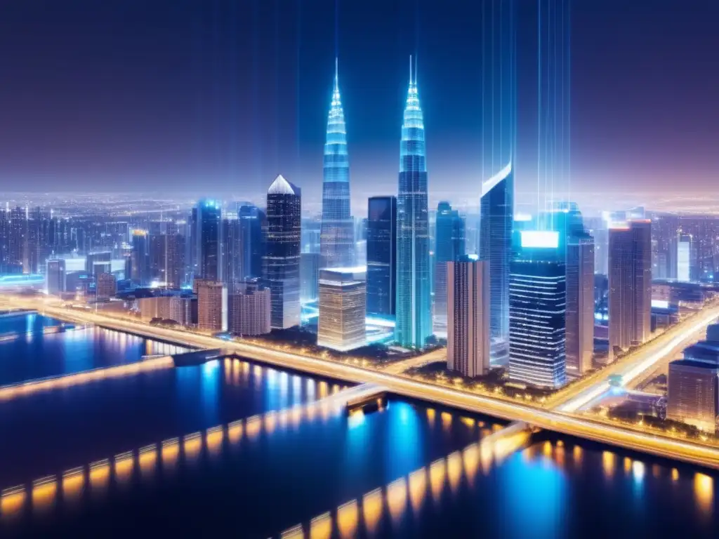 Importancia de la fibra óptica en la economía Importancia económica de la fibra óptica en la ciudad moderna y vibrante