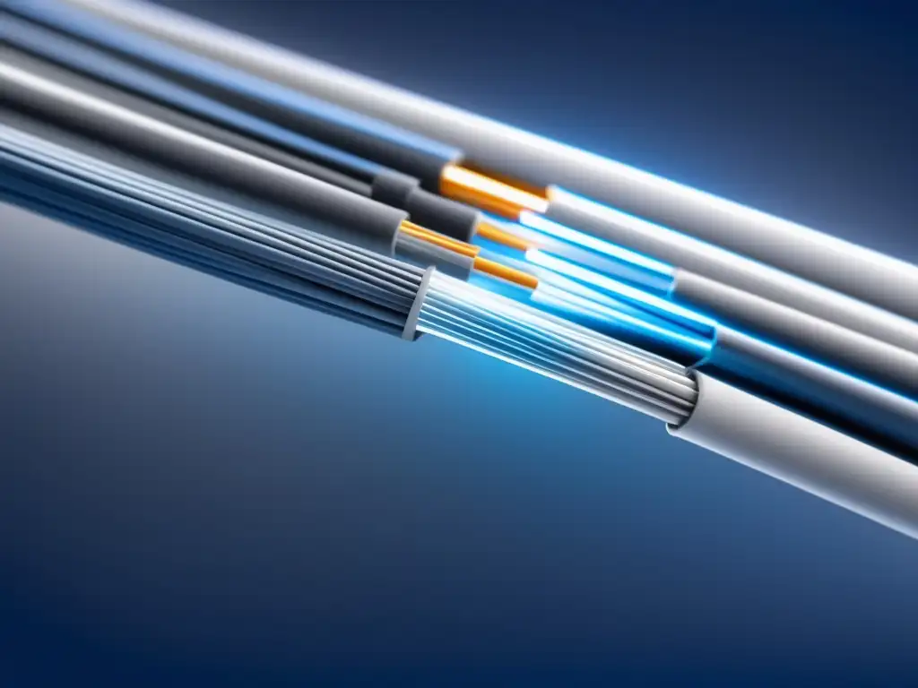 Despliegue de fibra óptica innovador - Cables de alta velocidad enredados en patrón avanzado