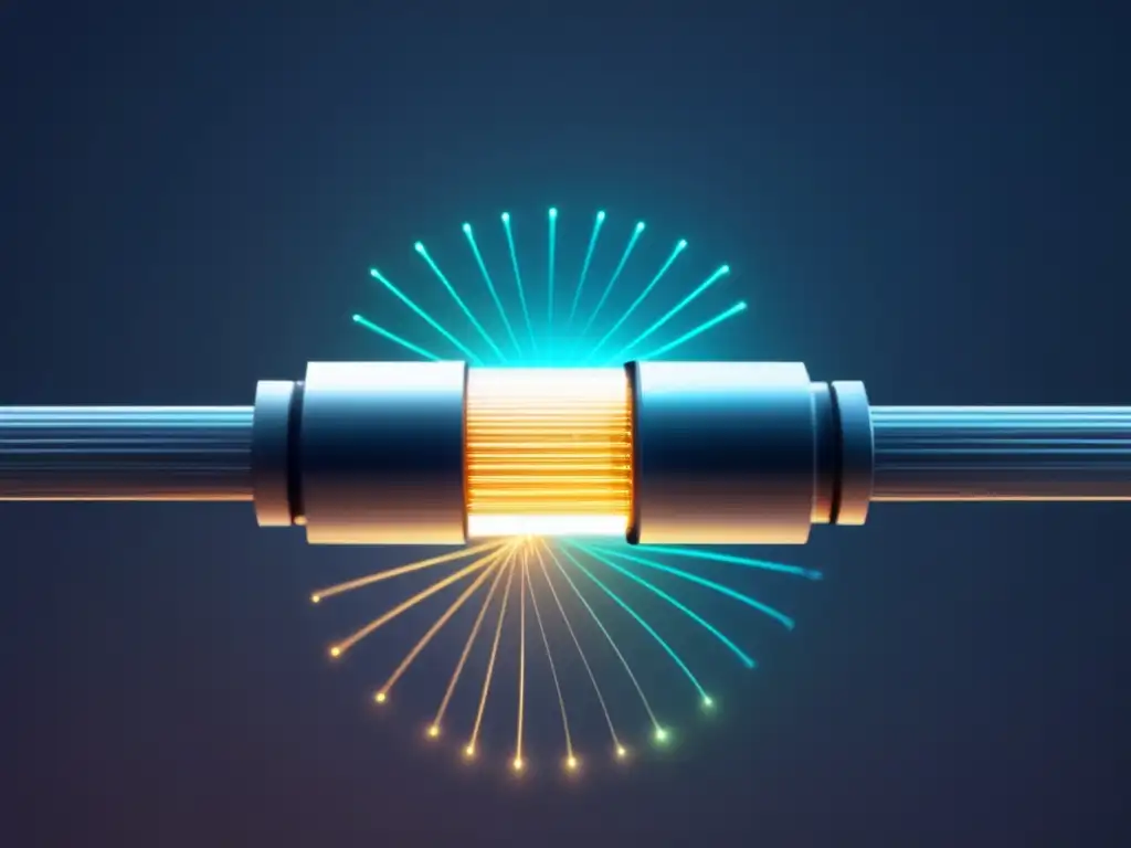 Desafío en transmisión datos cuánticos por fibra óptica