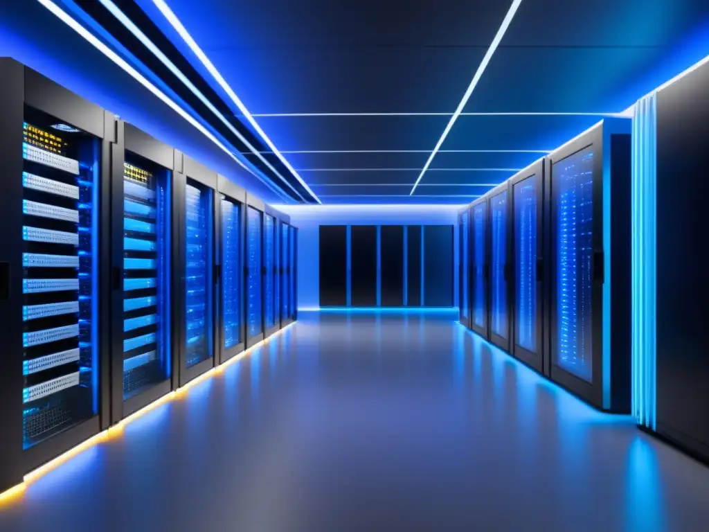 Hightech server room: Importancia de la fibra óptica en ciberseguridad