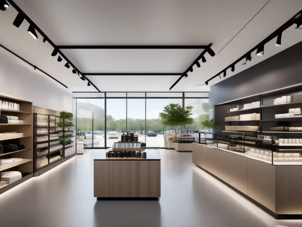 Tienda moderna con tecnología de fibra óptica Fibra óptica en el retail: innovación y experiencia del cliente