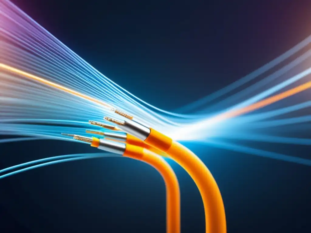 Revolución de la fibra óptica en el comercio online Impacto de la fibra óptica en el comercio electrónico: cables luminosos y delicados, patrones intrincados y posibilidades infinitas